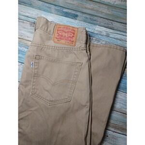 Levi Strauss & Co Mens Khaki 511 Slim Fit 32x32 Pants